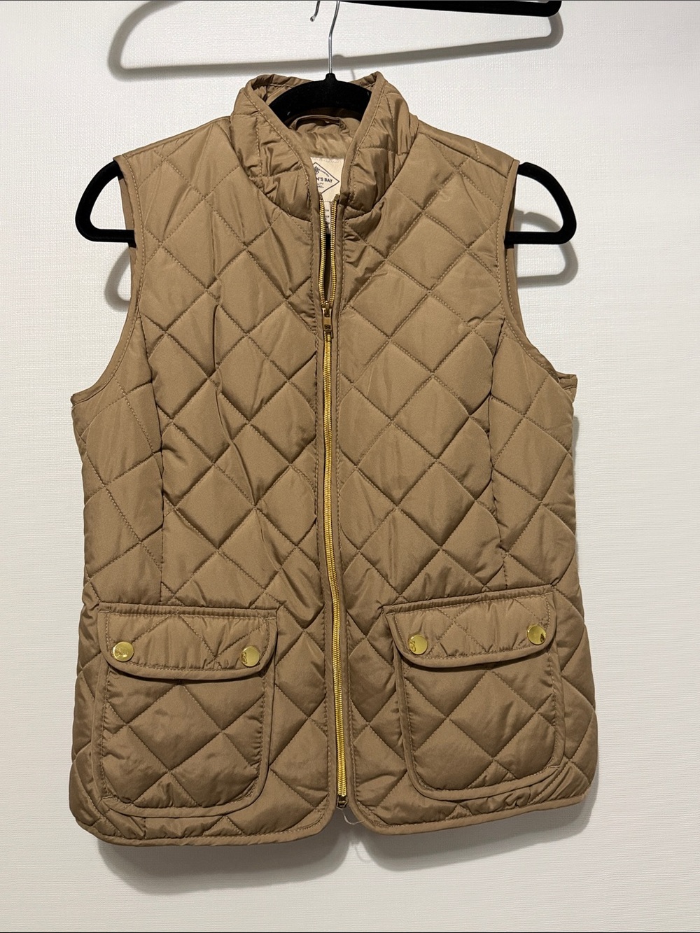 St. John's Bay Quilted Tan Vest